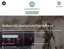 Tablet Screenshot of letselschadeslachtoffer.nl